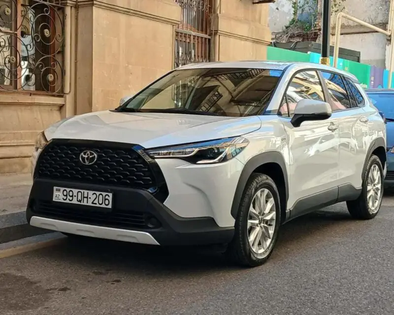 Rent Toyota Corolla Cross HYBRID in Baku